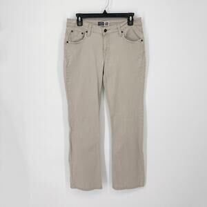 Levi's Signature Women's Low Rise Bootcut Jeans SZ 10 LONG Grayish Beige